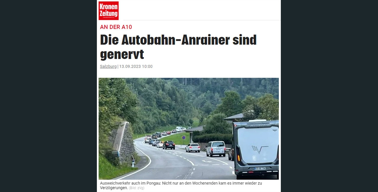 Die Autobahn-Anrainer sind genervt