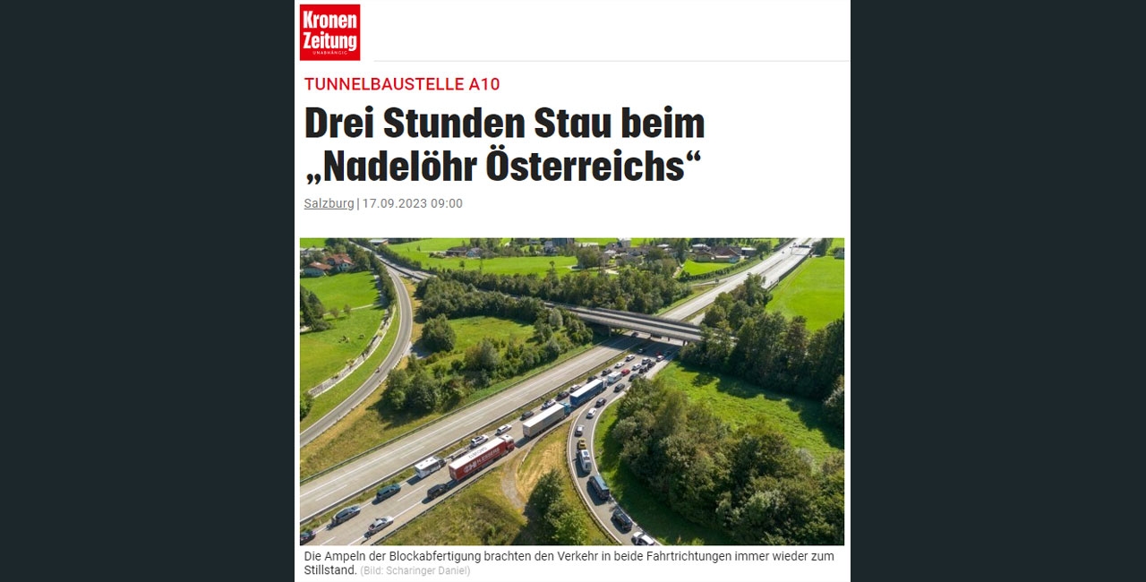 Drei Stunden Stau beim „Nadelöhr Österreichs“