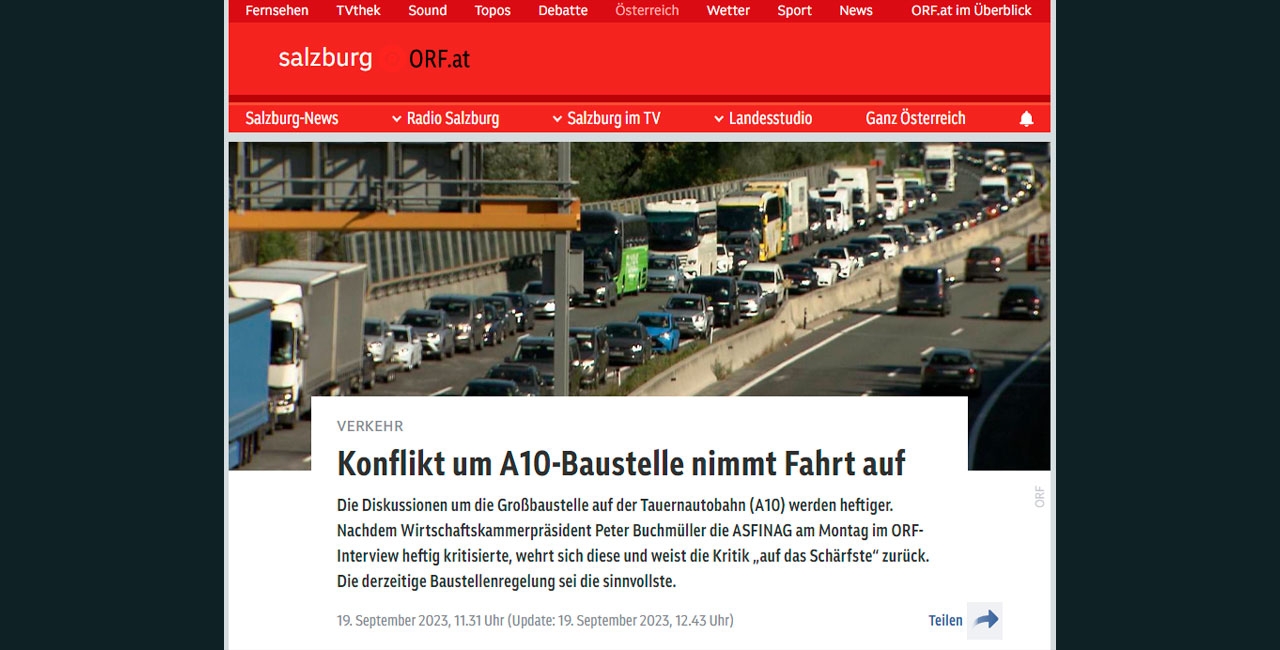 Konflikt um A10-Baustelle nimmt Fahrt auf